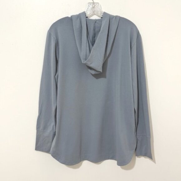 Life is Good Positive Compass Crusher-FLEX Hoodie Stone Blue Women's L - Picture 5 of 6